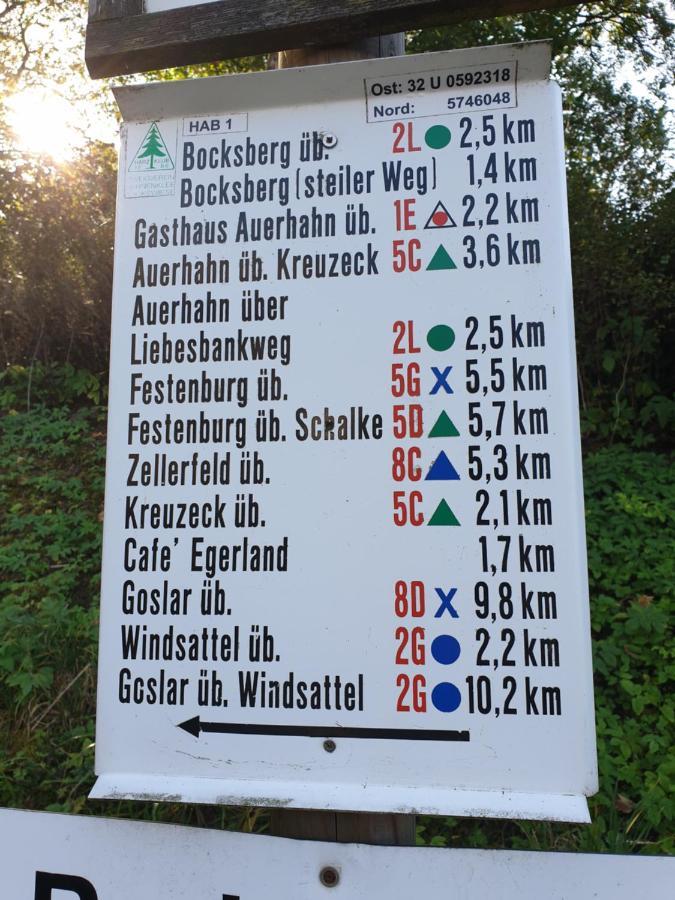 Fewo Nina Exklusiv Design Mit Bergblick Goslar Esterno foto
